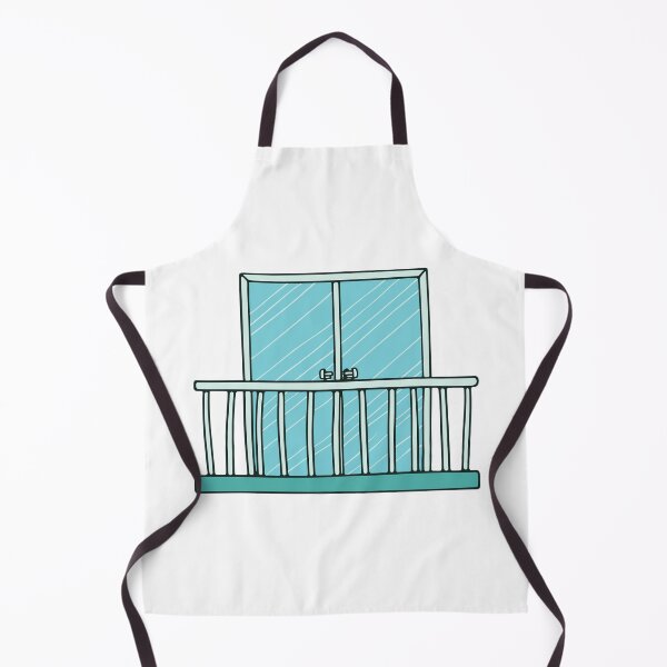 Item preview, glass balcony with railings designed and sold by rasagamastore.