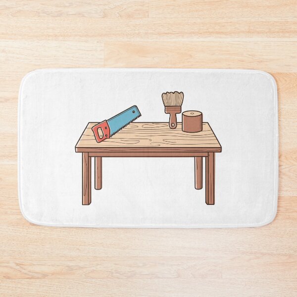 Item preview, wood countertop with saw and polish designed and sold by rasagamastore.