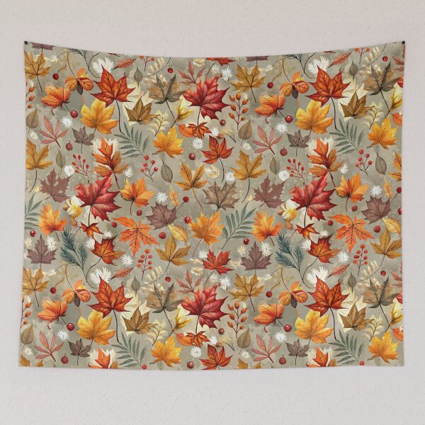 Item preview, Beautiful Fall Pattern Bold Colorful Leaves designed and sold by popanato.