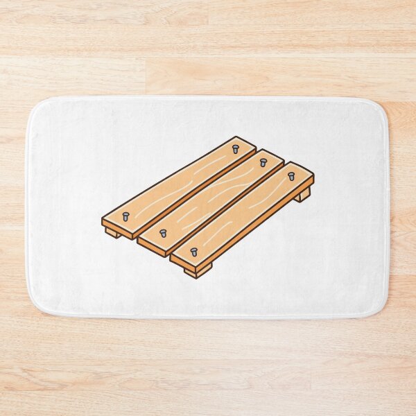 Item preview, wooden floor with boards and nails designed and sold by rasagamastore.