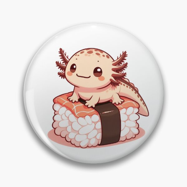 Item preview, CUTE AXALOTL SUSHI designed and sold by cami gallo.