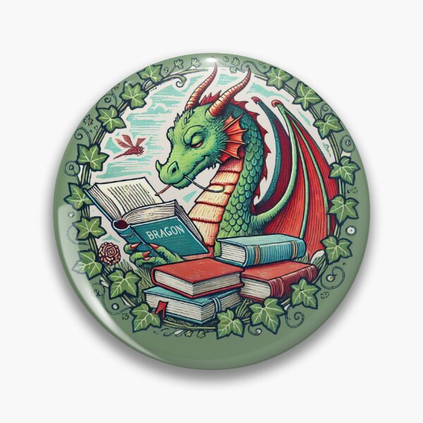 Item preview, Reading Dragon designed and sold by FrictionMaxxing.