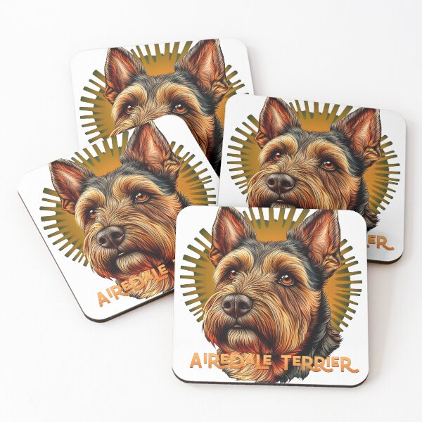 Item preview, Poster Prints T-Shirt Design - Dog Breeds: Airedale Terrier designed and sold by ForeverPrintsOK.