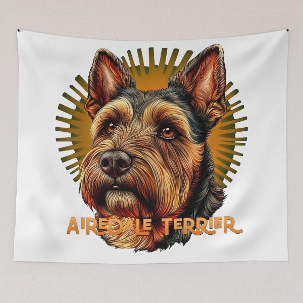 Item preview, Poster Prints T-Shirt Design - Dog Breeds: Airedale Terrier designed and sold by ForeverPrintsOK.