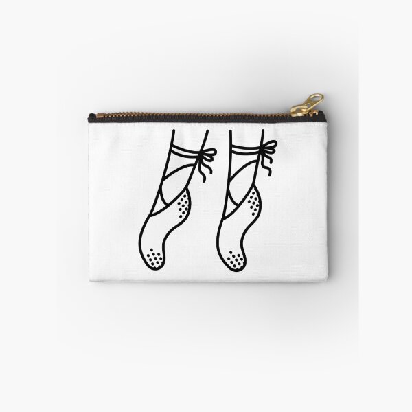 Item preview, Black line ballerina's legs in pointe shoes designed and sold by OM-lova.