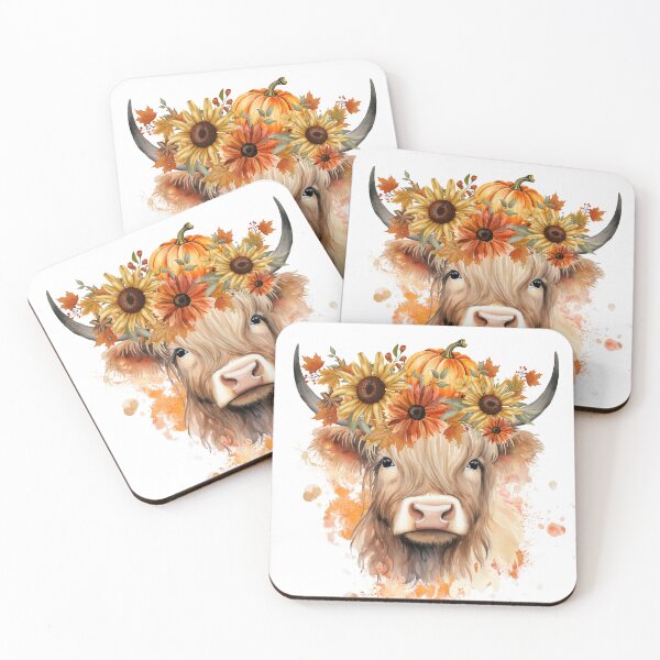 Item preview, Highland Longhair Autumn Cow designed and sold by BLTeesNmore.
