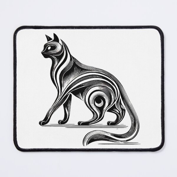 Item preview, silluette cat designed and sold by Mjonkey.