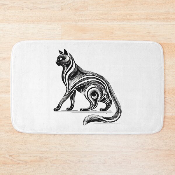 Item preview, silluette cat designed and sold by Mjonkey.