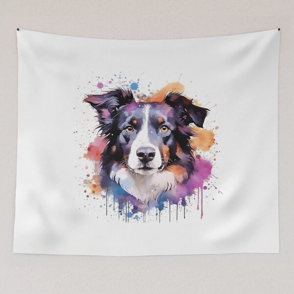Item preview, Border Collie | Colorful Watercolor Design #4 designed and sold by MatsurexDesigns.
