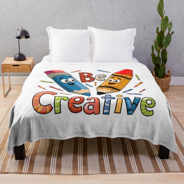 Item preview, Kids Art Colorful Illustration Playful Creative Message Crayon Pencil designed and sold by w1ckerman.