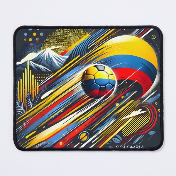 Item preview, Dynamic Colombia Soccer Team Design – Modern Tribute to National Pride and Passion designed and sold by colombiamerica.