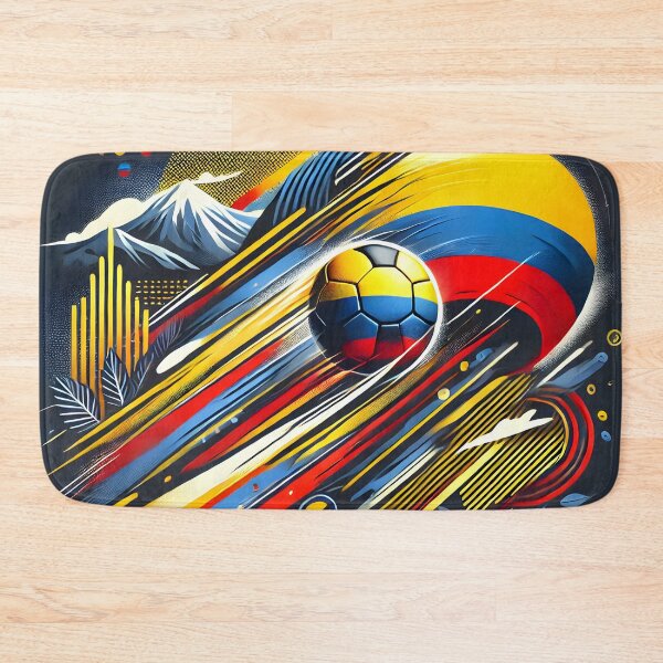 Item preview, Dynamic Colombia Soccer Team Design – Modern Tribute to National Pride and Passion designed and sold by colombiamerica.