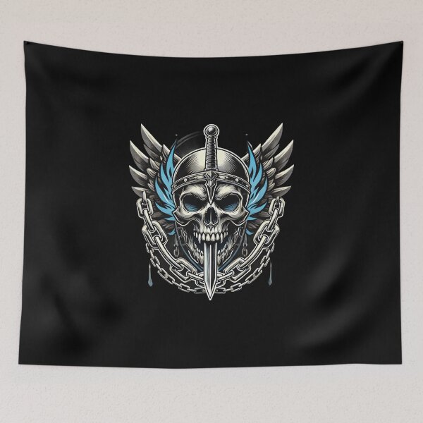 Item preview, Winged Sword Gothic Skull designed and sold by lifestylegate.