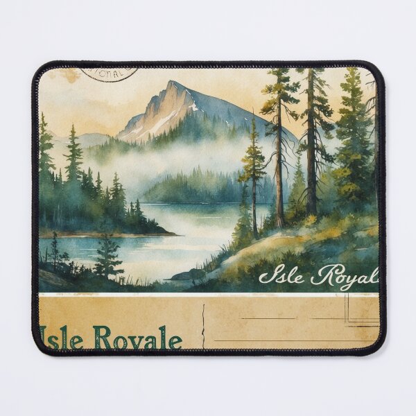 Item preview, Isle Royale National Park Postcard Vintage Retro Travel designed and sold by TravelPostcardGems.