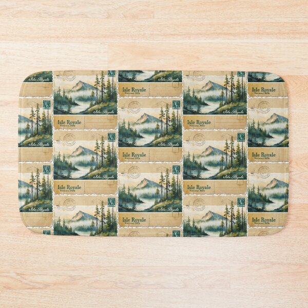 Item preview, Isle Royale National Park Postcard Vintage Retro Travel designed and sold by TravelPostcardGems.