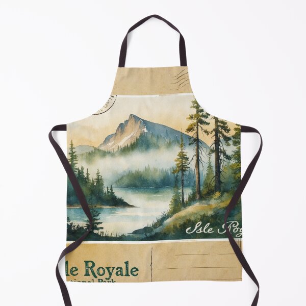 Item preview, Isle Royale National Park Postcard Vintage Retro Travel designed and sold by TravelPostcardGems.