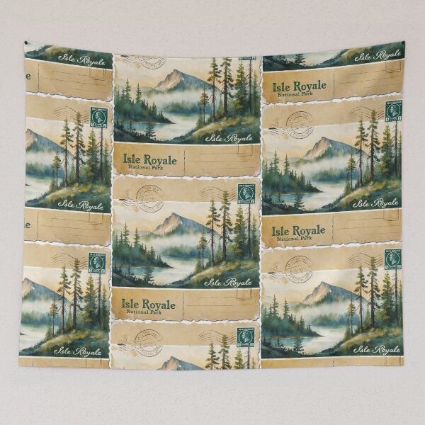Item preview, Isle Royale National Park Postcard Vintage Retro Travel designed and sold by TravelPostcardGems.