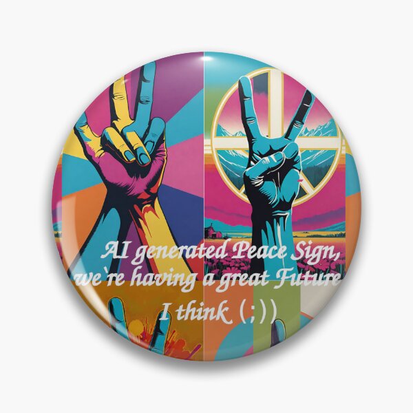 Item preview, AI generated Peace Sign designed and sold by JustStraight.