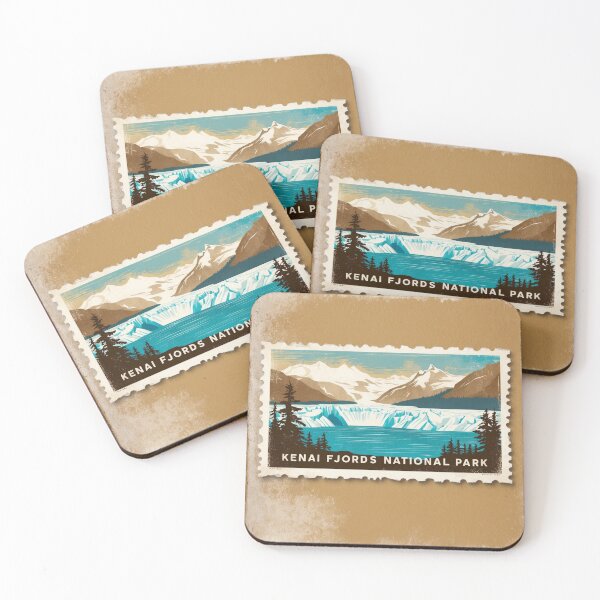 Item preview,  Kenai Fjords National Park Postcard Vintage Retro Travel designed and sold by TravelPostcardGems.