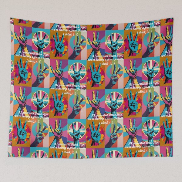 Item preview, AI generated Peace Sign designed and sold by JustStraight.