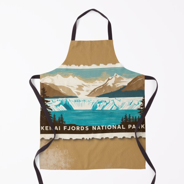 Item preview, Kenai Fjords National Park Postcard Vintage Retro Travel designed and sold by TravelPostcardGems.