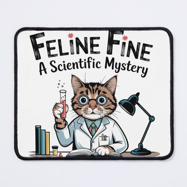 Item preview, Feline Fine: A Scientific Mystery designed and sold by Situstshirts.