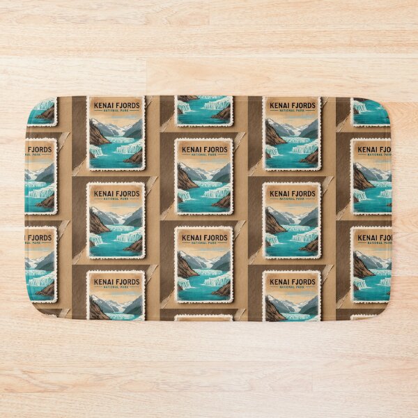 Item preview, Kenai Fjords National Park Postcard Vintage Retro Travel designed and sold by TravelPostcardGems.