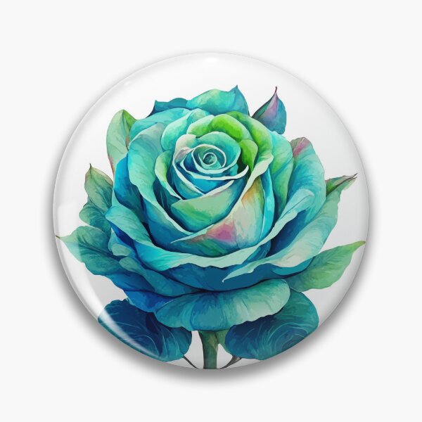 Item preview, Green Rose Watercolour Effect designed and sold by SoniyaArt !.