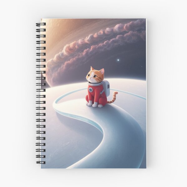 Item preview, Cute kitty cat in the space. designed and sold by Mysterywall.