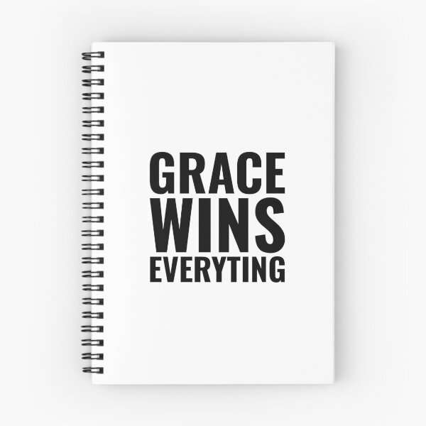 Item preview, GRACE WINS EVERYTING | CHRISTIAN, JESUS, GOD designed and sold by Minimalist Quotes and Sayings.