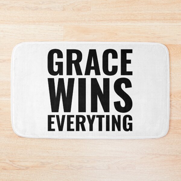 Item preview, GRACE WINS EVERYTING | CHRISTIAN, JESUS, GOD designed and sold by Minimalist Quotes and Sayings.