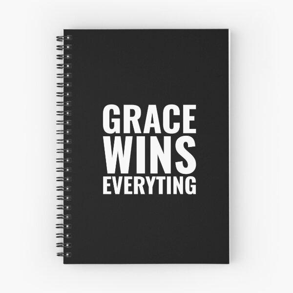 Item preview, GRACE WINS EVERYTING | CHRISTIAN, JESUS, GOD designed and sold by Minimalist Quotes and Sayings.