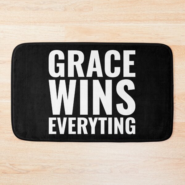 Item preview, GRACE WINS EVERYTING | CHRISTIAN, JESUS, GOD designed and sold by Minimalist Quotes and Sayings.