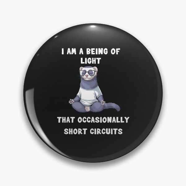 Item preview, Sarcastic Ferret in a Yoga Pose designed and sold by StyleFused.