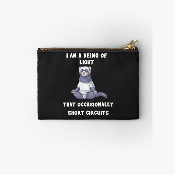 Item preview, Sarcastic Ferret in a Yoga Pose designed and sold by StyleFused.