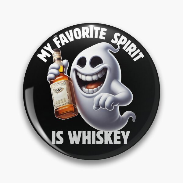 Item preview,  Whiskey is my favorite spirit Halloween ghost designed and sold by MilkyForest.