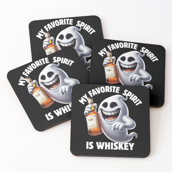 Item preview,  Whiskey is my favorite spirit Halloween ghost designed and sold by MilkyForest.
