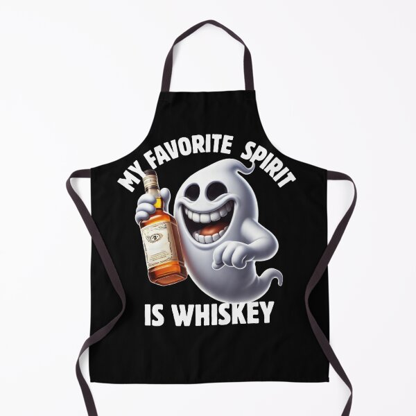 Item preview, Whiskey is my favorite spirit Halloween ghost designed and sold by MilkyForest.
