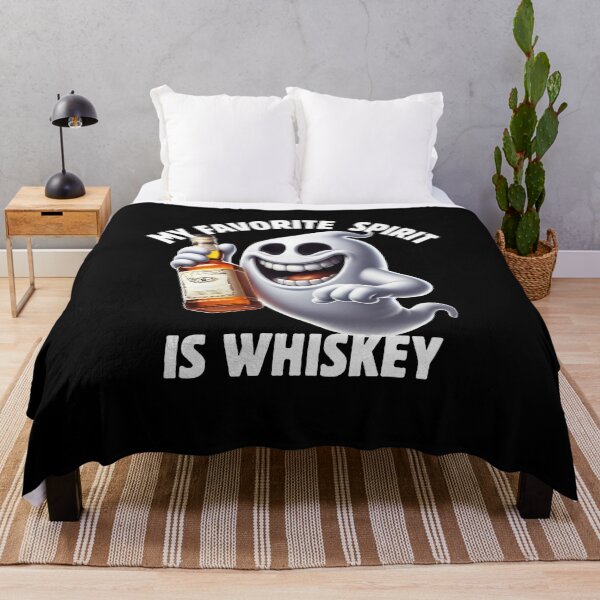 Item preview,  Whiskey is my favorite spirit Halloween ghost designed and sold by MilkyForest.