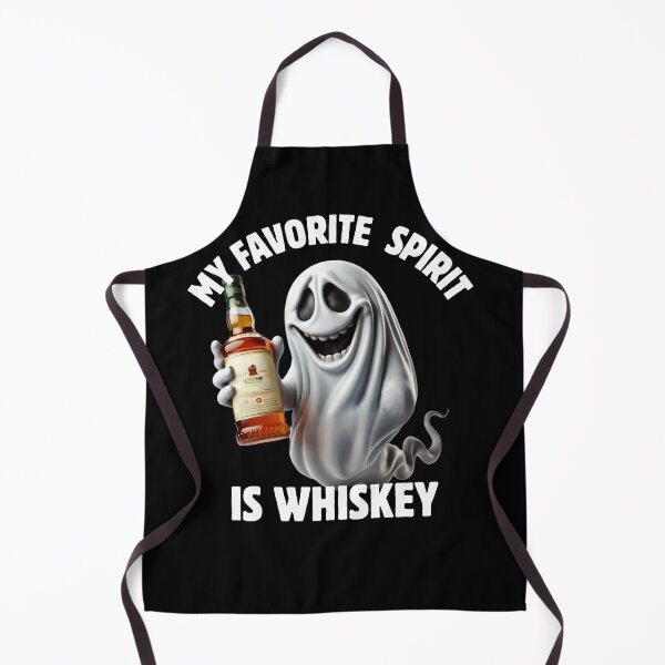 Item preview, Whiskey is my favorite spirit Halloween ghost designed and sold by MilkyForest.
