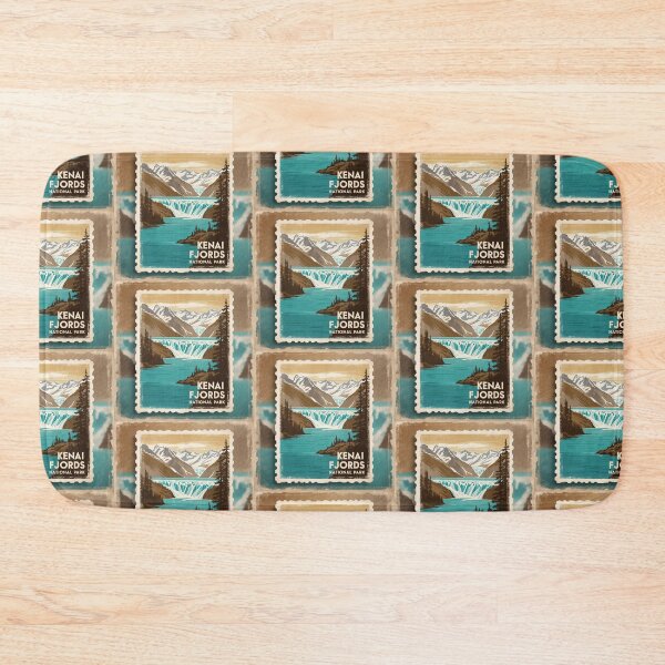 Item preview, Kenai Fjords National Park Postcard Vintage Retro Travel designed and sold by TravelPostcardGems.