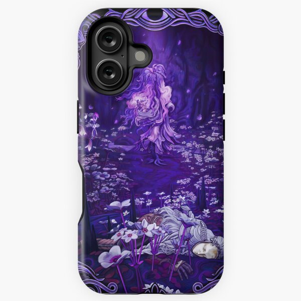 Vista previa del artículo con la obra «Jardín de color morado oscuro», diseñado y vendido por GlamorousUnwell.