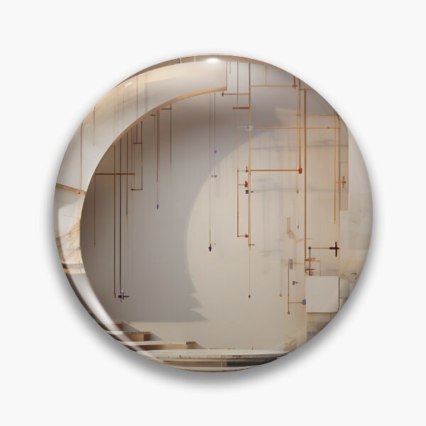 Item preview, Geometric - Wall Circle Broken designed and sold by KootenayDesigns.