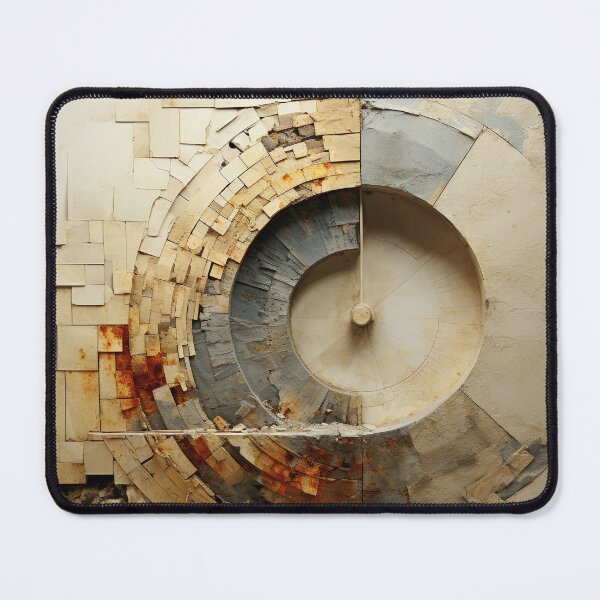 Item preview, Geometric - Wall Circle Clock designed and sold by KootenayDesigns.