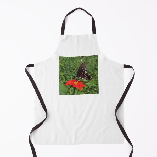 Item preview, Spicebush Swallowtail on a red flower designed and sold by Bug Shots.