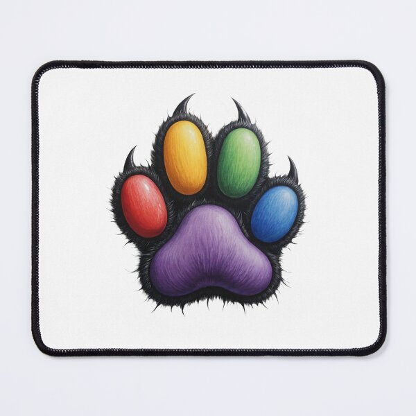 Item preview, color paw print designed and sold by jkrphoto.