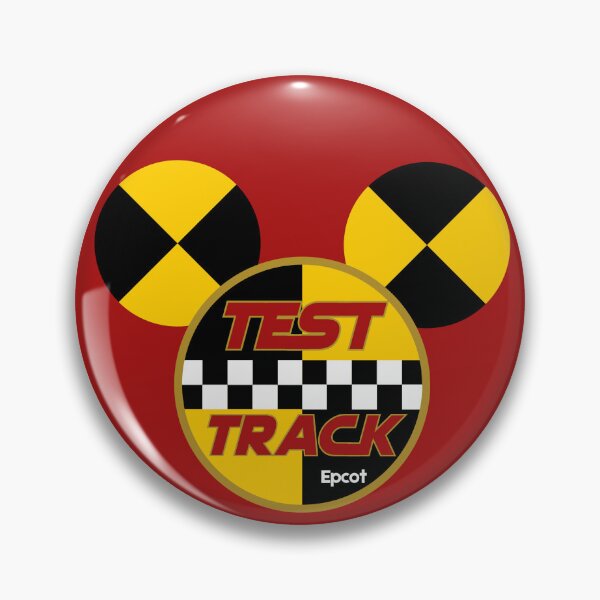 Item preview, Retro Test Track mouse pin designed and sold by YonderAndBeyond.