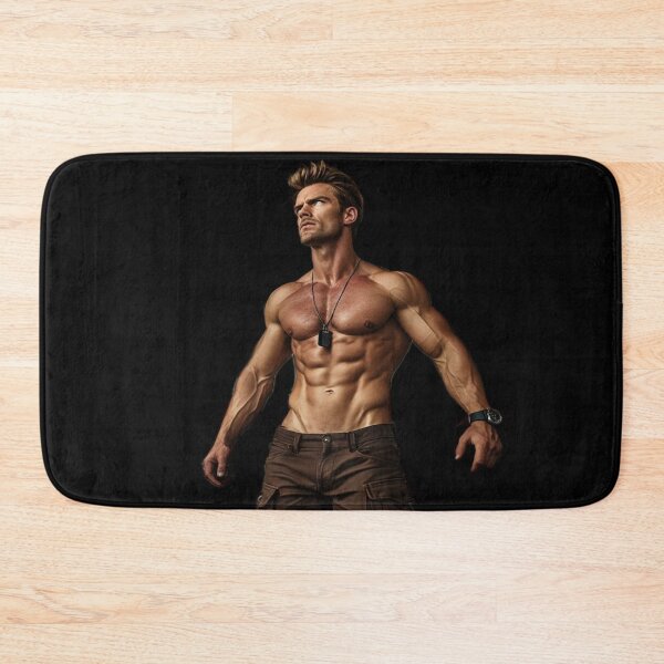 Item preview, Hunks Military Gay Pride Graphic Design designed and sold by ItsAKinkThing.