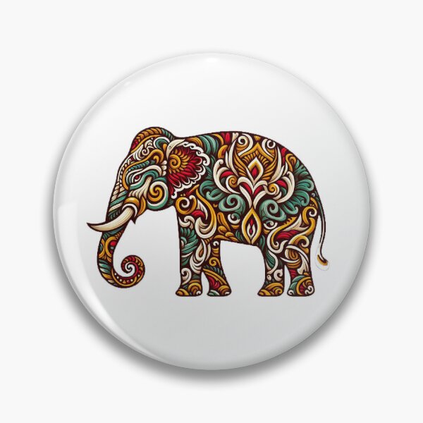 Item preview, Sri Lankan traditional elephant with traditional design designed and sold by Raveen-Fernando.
