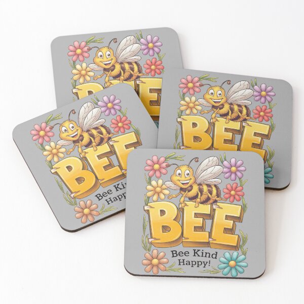 Item preview, Bee kind happy - Happiness overflowing - Blissfully satisfied - Happiness unchained - Overflowing bliss designed and sold by JansenGS.
